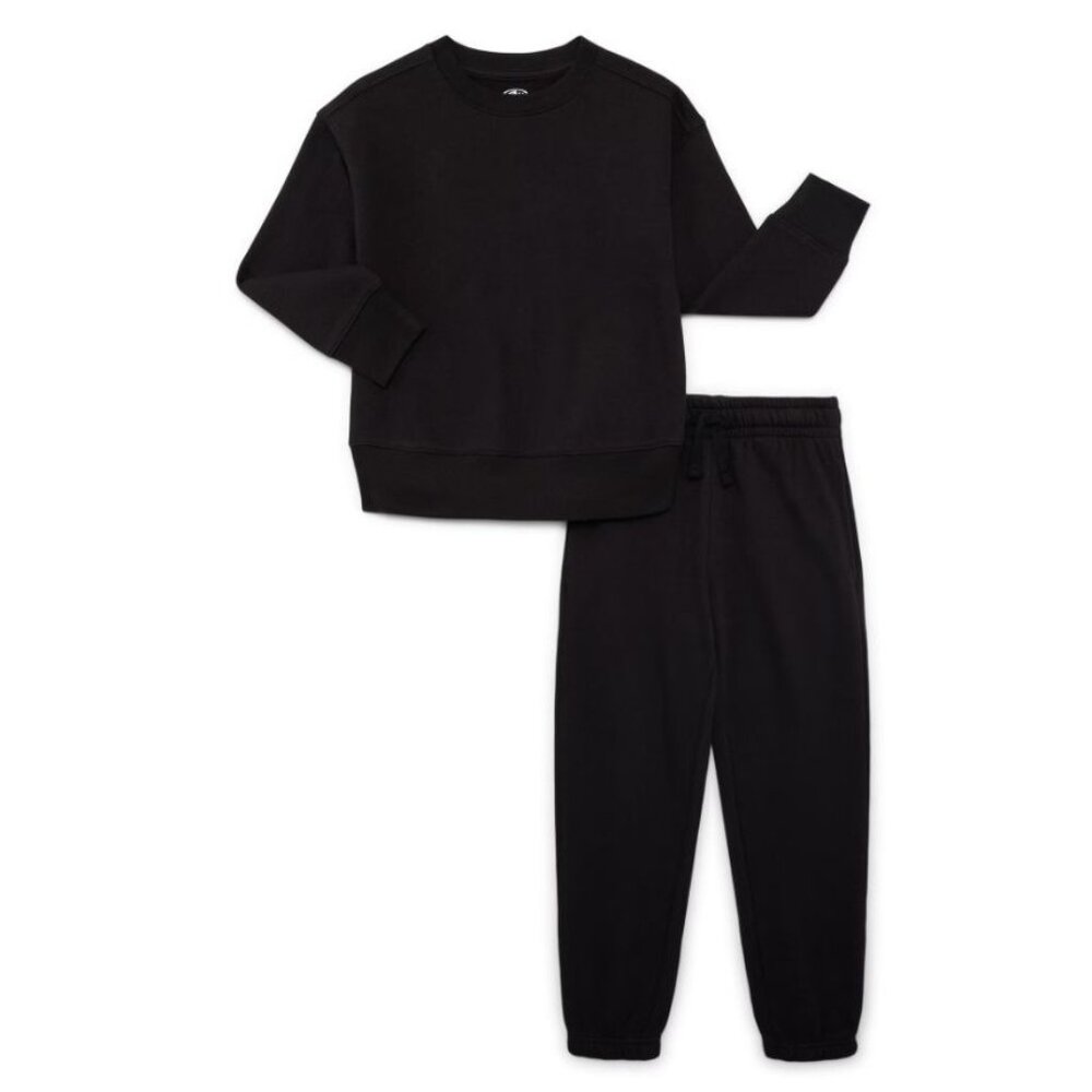 Athletic Works Boys Fleece Sweatshirt and Sweatpants Set, 2-Piece NEW